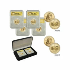 Budget 😀 Coin Collector 2010 MS67 ANACS FDOI LE 2009 P & D Native American Dollar Coins 🎉