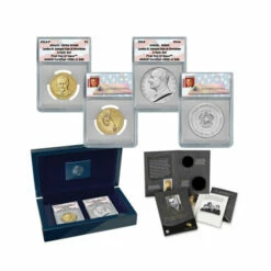 Cheapest 🔥 Coin Collector 2015 ANACS 69 First Day Of Issue Limited Edition Of 888 Lyndon B. Johnson Coin And Chronicles Set With U.S. Mint Box 😉