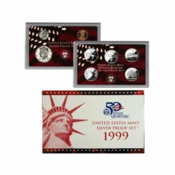 Flash Sale 🎁 Coin Collector 1999 San Francisco Mint Silver Proof Set 🧨