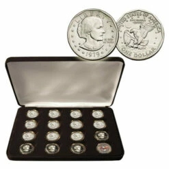 Best deal ❤️ Coin Collector Susan B. Anthony Dollars - Entire 16-Coin Mint Set 🎁