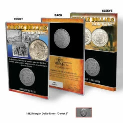 Brand new 🛒 Coin Collector 1882 "O-over-S Mint" 90% Silver Morgan Silver Dollar Coin 😍