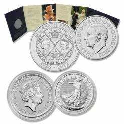 Wholesale ✨ Coin Collector Queen Elizabeth II Changing Of The Monarch & Silver Britannia Set AS 🥰