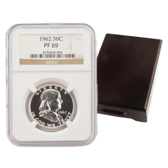 Outlet 𧨠Coin Collector 1962 PF69 NGC Benjamin Franklin 90% Silver Half Dollar π§¨