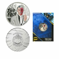 Flash Sale 🔔 Coin Collector 2022 DC Comics Two-Face Supervillian LE 3000 1 Oz. Silver $5 Coin ❤️