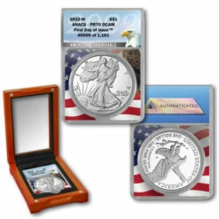 Cheap ⭐ Coin Collector 2022-W PR70 DCAM FDOI LE 1,161 Silver Eagle Dollar Coin 🔔