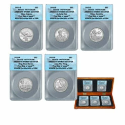 Cheap ✨ Coin Collector 2022 PR70 ANACS FDOI LE 286 American 👩 Women 5-Coin Proof Set Auto-Ship® 😀