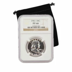 Discount 👏 Coin Collector 1961 PF68 NGC Benjamin Franklin 90% Silver Half Dollar 🤩