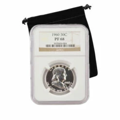 Outlet ⌛ Coin Collector 1960 PF68 NGC Benjamin Franklin 90% Silver Half Dollar ✨