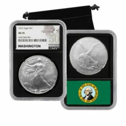 Cheapest 🔥 Coin Collector 2022 MS70 NGC 50 States Silver Eagle Series Coin - Washington 👏