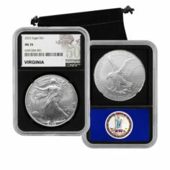 Outlet 🔥 Coin Collector 2022 MS70 NGC 50 States Silver Eagle Series Coin - Virginia 🤩