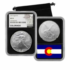 Best deal ⌛ Coin Collector 2022 MS70 NGC 50 States Silver Eagle Series Coin - Colorado ⌛