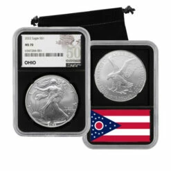 Flash Sale 🛒 Coin Collector 2022 MS70 NGC 50 States Silver Eagle Series Coin - Ohio 🧨