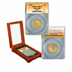 Best Sale 😍 Coin Collector 2021 MS70 ANACS Type I $5 Gold Eagle 1/10 Oz. Gold Coin ✔️