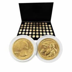 Hot Sale 🛒 Coin Collector 2010-2021 24K Gold-Plated America The Beautiful National Park Quarters 👏