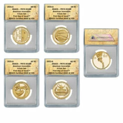 Best deal 😍 Coin Collector 2021 PR70 DCAM FDOI LE 420 ANACS 4-Coin American Innovation Set ⌛