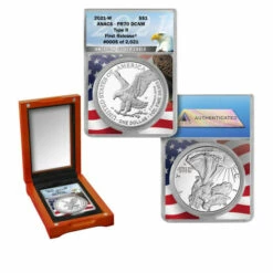 Budget ⌛ Coin Collector 2021-W PR70 DCAM ANACS First Release LE 2021 Type II Silver Eagle Coin ❤️