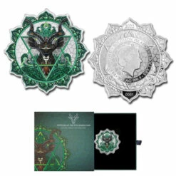 Coupon ❤️ Coin Collector 2022 Phil Lewis Antelope Of The 4th Chakra 2 Oz. Silver $5 Coin ✔️