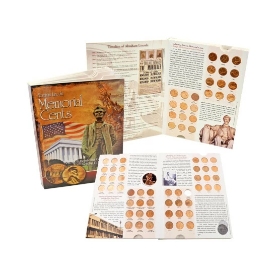 Best Sale ๐ Coin Collector Complete Lincoln Memorial Uncirculated Set With Album ๐