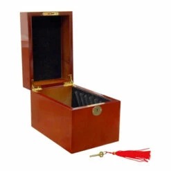 Promo 👍 Coin Collector Wooden 5-Slab Display Box For 5 Oz. Coins 🌟