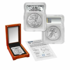 Flash Sale 😀 Coin Collector 2023 MS70 ICG FDOI LE 1,888 Silver Eagle & 4-Coin Grading Certificate 💯