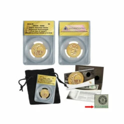 Best deal 🥰 Coin Collector 2015 EU69 ANACS First Day Of Issue Limited Edition Of 2015 Native American Dollar Coin And Currency Set 😉