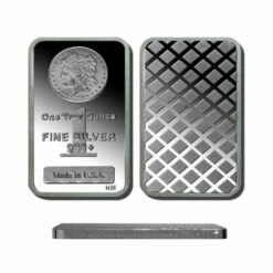 Cheapest 😍 Coin Collector 1 Troy Oz. Prooflike 99.9% Silver Bar With Morgan Dollar Design ✔️