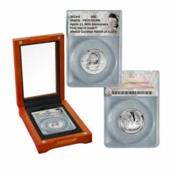 Budget ⭐ Coin Collector 2019-S PR70 FDOI LE 2019 Apollo 11 50th Anniversary Clad Half Dollar 🤩