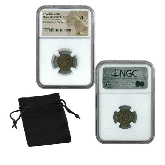 Wholesale ✨ Coin Collector VF NGC Emperor Constantine I Roman Empire Bronze Coin ⌛