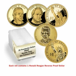 Top 10 🎉 Coin Collector S-Mint Proof Random Presidential Dollar 20-Coin Roll 👏